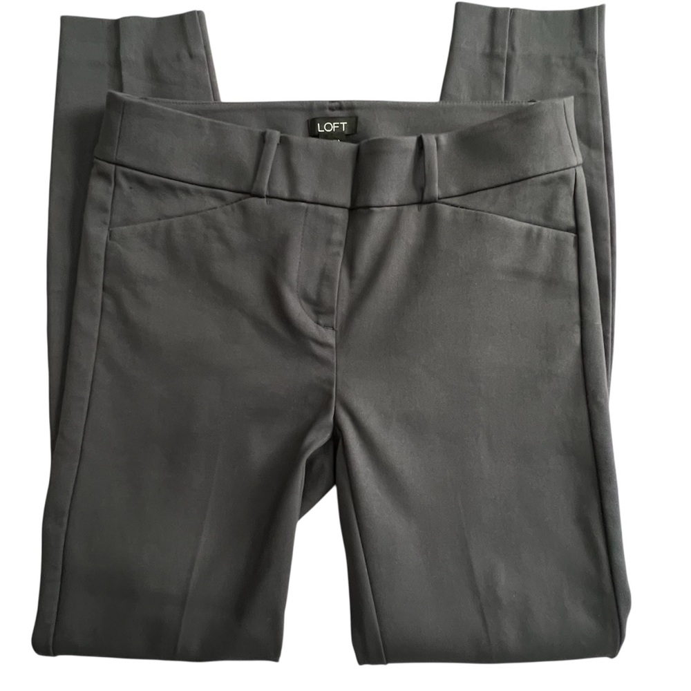 LOFT Women's 🆕 Charcoal Marisa Pants, Size 0
